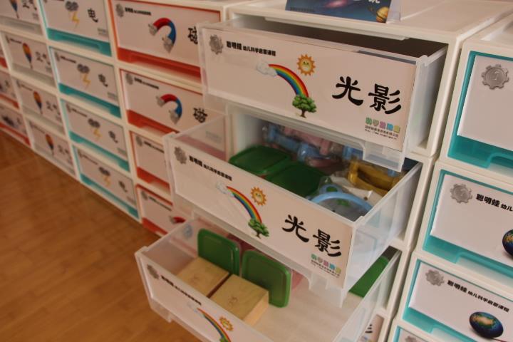 近日,迪士尼幼儿园的科学发现室全部安装到位。 科学是幼儿园教育的重要领域之一。在科学发现室,孩子不是在听科学看科学,而是要做科学玩科学为此,让我们到幼儿园的科学发现室进行一次科学探索之旅吧!!! 《科学发现室》让幼儿通过自身的感知和操作,探索周围世界的奥秘,发展幼儿的好奇心,激发幼儿对科学的兴趣。整个课程包括物质科学、地球科学、生命科学、设计与技术四大领域,这四大领域又包含十二大主题,即:磁、电、光、力、空气、水、宇宙、人体健康、地球、动植物、设计创新、工具。十二