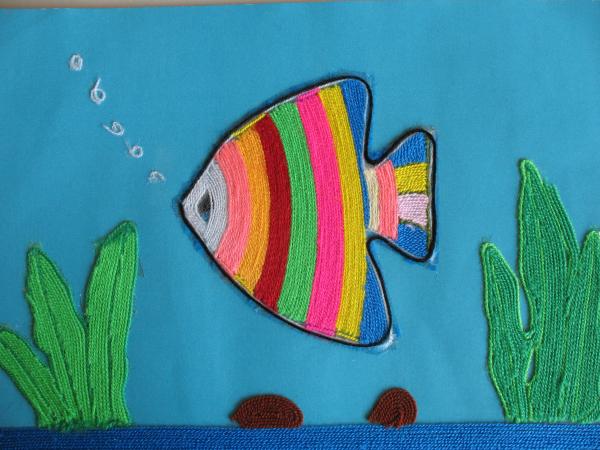 《毛线画》制作方法